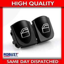 PER MERCEDES CLK W209 C209 CONTROLLO FINESTRA INTERRUTTORE DI ALIMENTAZIONE PULSANTE LH+RH (2002-2009)