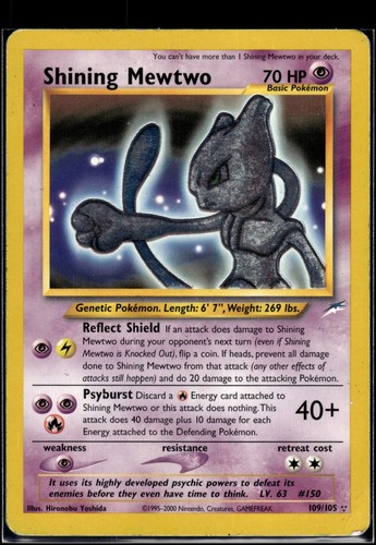 Pokemon shining mewtwo 109 105 - pokemon, 109/105