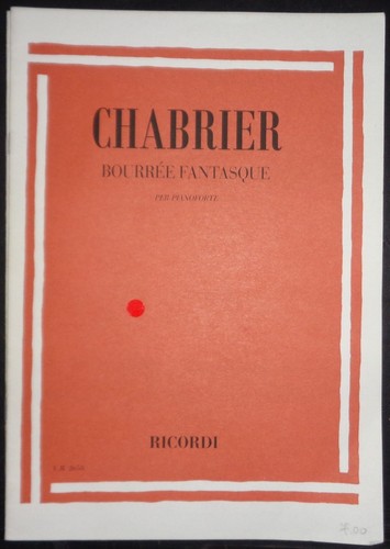 Chabrier bourree fantasque per - bourree,