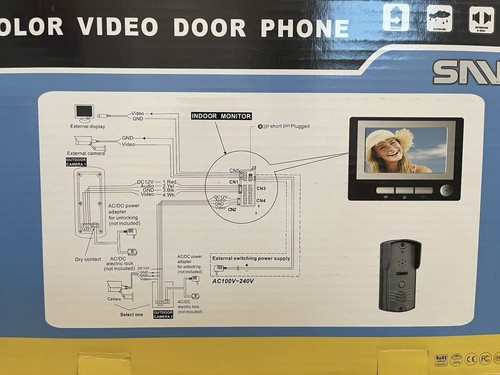 Sav color video door phone - sav,