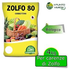 ZOLFO 80 polvere 4 Kg bagnabile contro oidio ticchiolatura vite mal bianco
