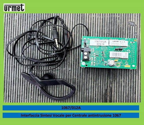 Urmet 1067 012a modulo - 1067/012a, sintesi
