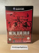 METAL GEAR SOLID THE TWIN SNAKES-NINTENDO GAMECUBE -TRIANGOLO BLU-PAL -ITA -MINT