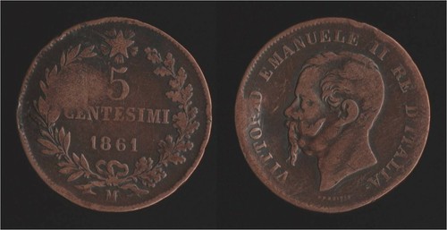 Centesimi 1861 milano - 1861,