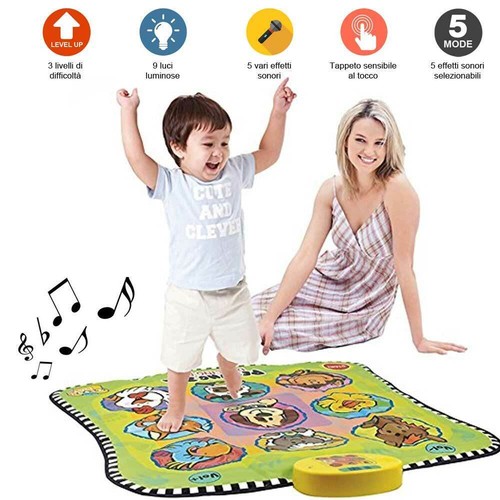 Tappeto musicale gioco animali - tappeto,