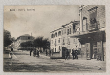 cartolina latina gaeta via buonomo animata viaggiata 1915 formato piccolo