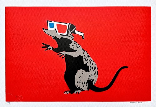 Banksy not rat - rat,