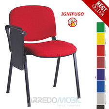 Sedia con scrittoio tessuto - sedia,