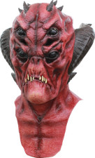 MASCHERA BARBATOS Alien Multi Eye Outer Space Devil Ghoulish DELUXE ADULTO LATTICE