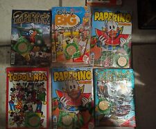 6 Libretti Con Monete Disney "I Grandi Campioni Di Topolino " Sigillati