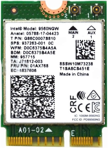 Intel 9560ngw wireless 9560 - intel,