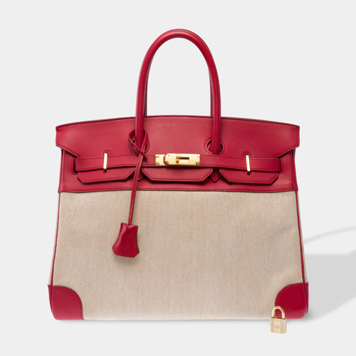 Sac hermes birkin toile - hermes,