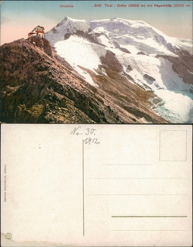 Cartolina tirolo ortles - .,