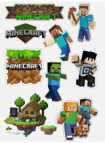 Ostia per torta minecraft - torta,