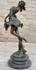 Art Deco/Nouveau Solid Bronze