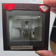 Glass magic lantern - glass, slide