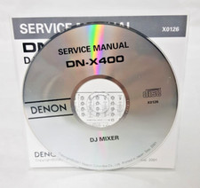 MANUALE SERVIZIO - SERVICE MANUAL ORIGINALE DENON su CD - DN-X400 - DJ MIXER