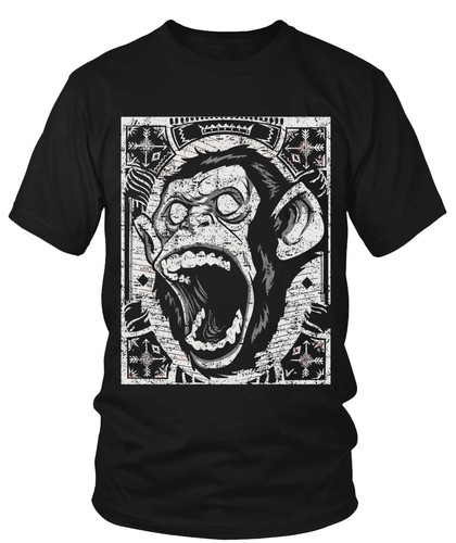 Shirt scimmia pazza - t-shirt,
