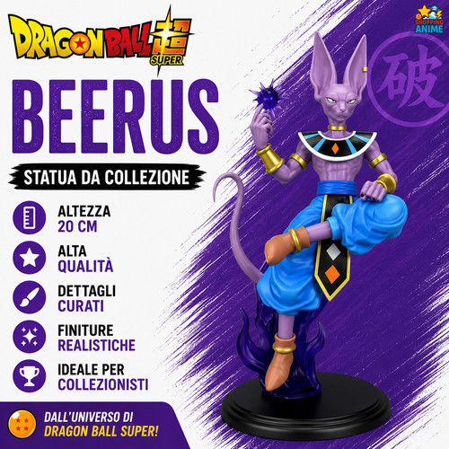 Action figure beerus dio della - beerus,