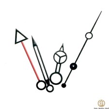 Rolex Explorer II White 16550 | 16570 Set Lancette Nere Black Hands Originali