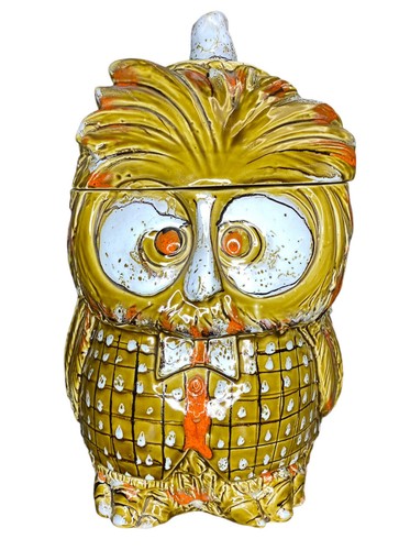 Vintage owl cookie - owl, italy