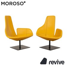Moroso Fjord Poltrona in Pelle