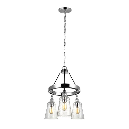 Lampadario 3x60w e27 cromato - 3x60w/e27,