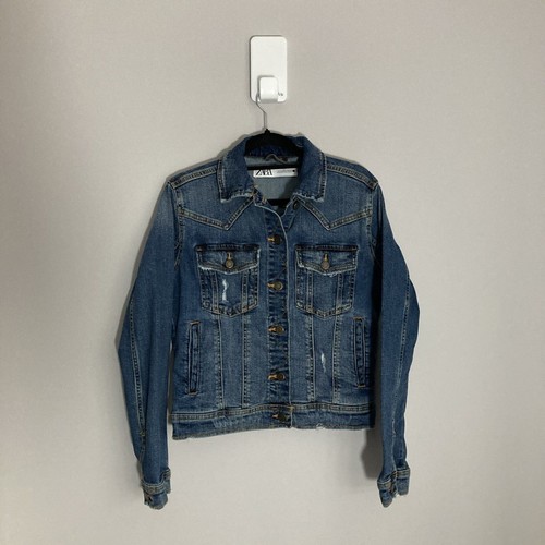Giacca denim zara donna media - giacca,