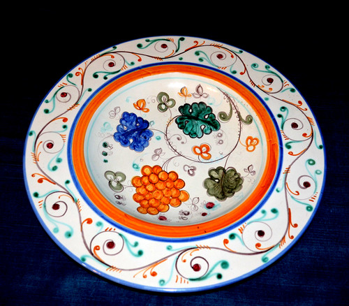 Italia enorme ciotola maiolica - italia,