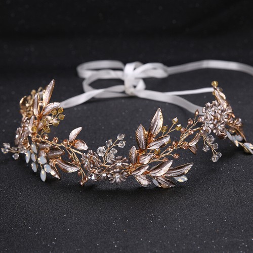 Elegante fascia diadema - , oro