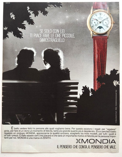 Pubblicita mondia orologio - pubblicita',