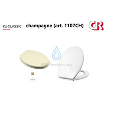 SEDILE COPRIVASO WC UNIVERSALE COLORE BEIGE - CHAMPAGNE