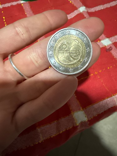 Moneta due euro - moneta, francese