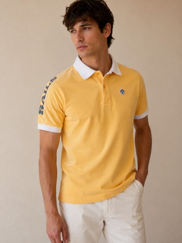 Polo north sails gialla - polo,