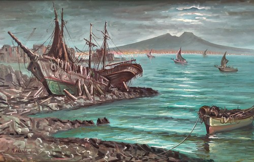 Grande dipinto olio - grande,
