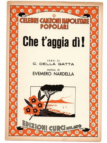 Spartito musicale napoletano