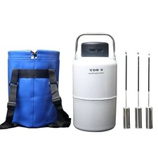 Serbatoio Azoto Liquido 3L Lega di Alluminio Contenitore Azoto Criogenico Dewar