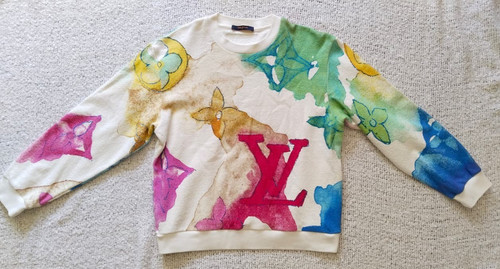 Felpa louis vuitton acquerello - felpa,