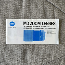 Mode d'emploi Minolta MD ZOOM
