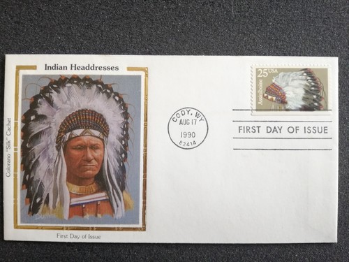 Fdc usa 1990 indian - usa,