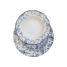 Servizio Piatti 18 Pezzi Porcellana Winston Blu, Casa Milano