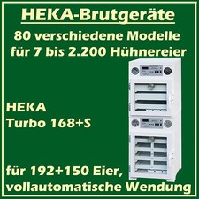 HEKA Turbo 168+S - Incubatrice