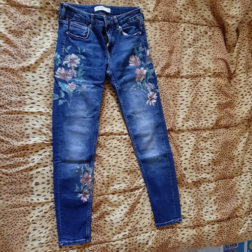 Jeans skinny donna denim zara - jeans,