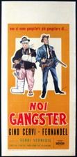 CINEMA-locandina NOI GANGSTER cervi, fernandel, VERNEUIL Le grand chef