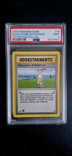 Pokémon psa 9 Allevatore Di Pokemon 76/102  rara SET BASE 1st ITA NO GOLD STAR