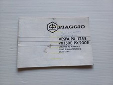 Piaggio Vespa PX 125 -150 200 E VARIANTI manuale uso manutenzione originale