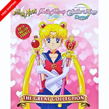 Sailor Moon DVD Complete Collection – 1–239 Episodes + 5 Movies  English Dubbed