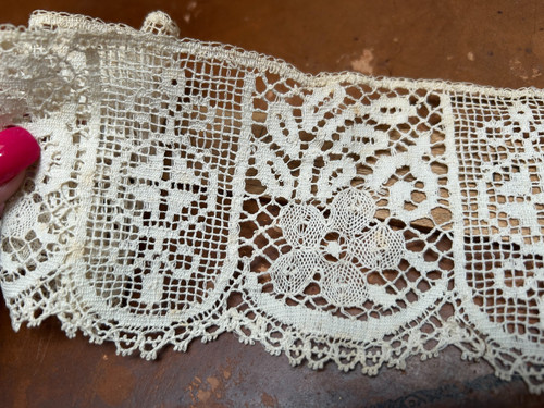 Pizzo vintage raro filetto - pizzo,