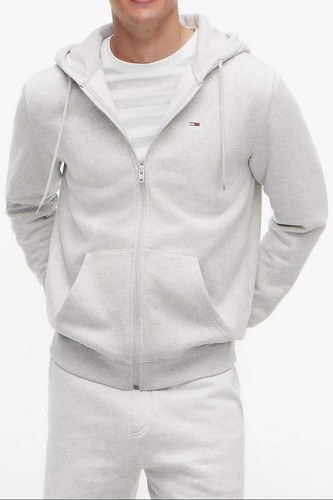Felpa tommy hilfiger grigio - felpa,
