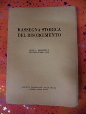 Book libro RASSEGNA STORICA